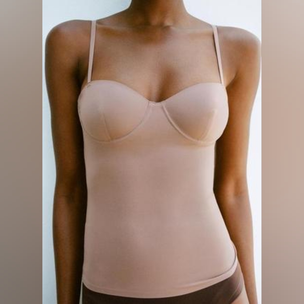 Zara Underwire Shaping Top NWT